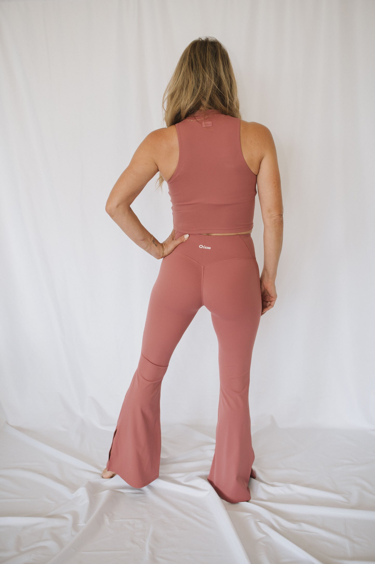 Boho Chic Bell Bottom - Blush
