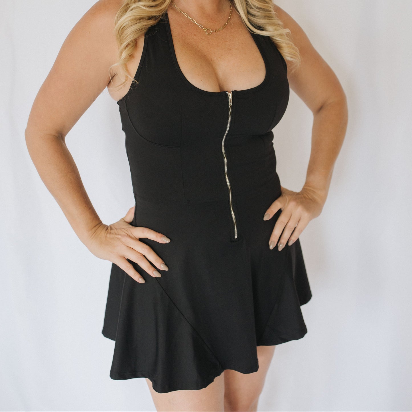 Black Friday Deal. Chicas Sporty Mini dress Built-in Short - Black