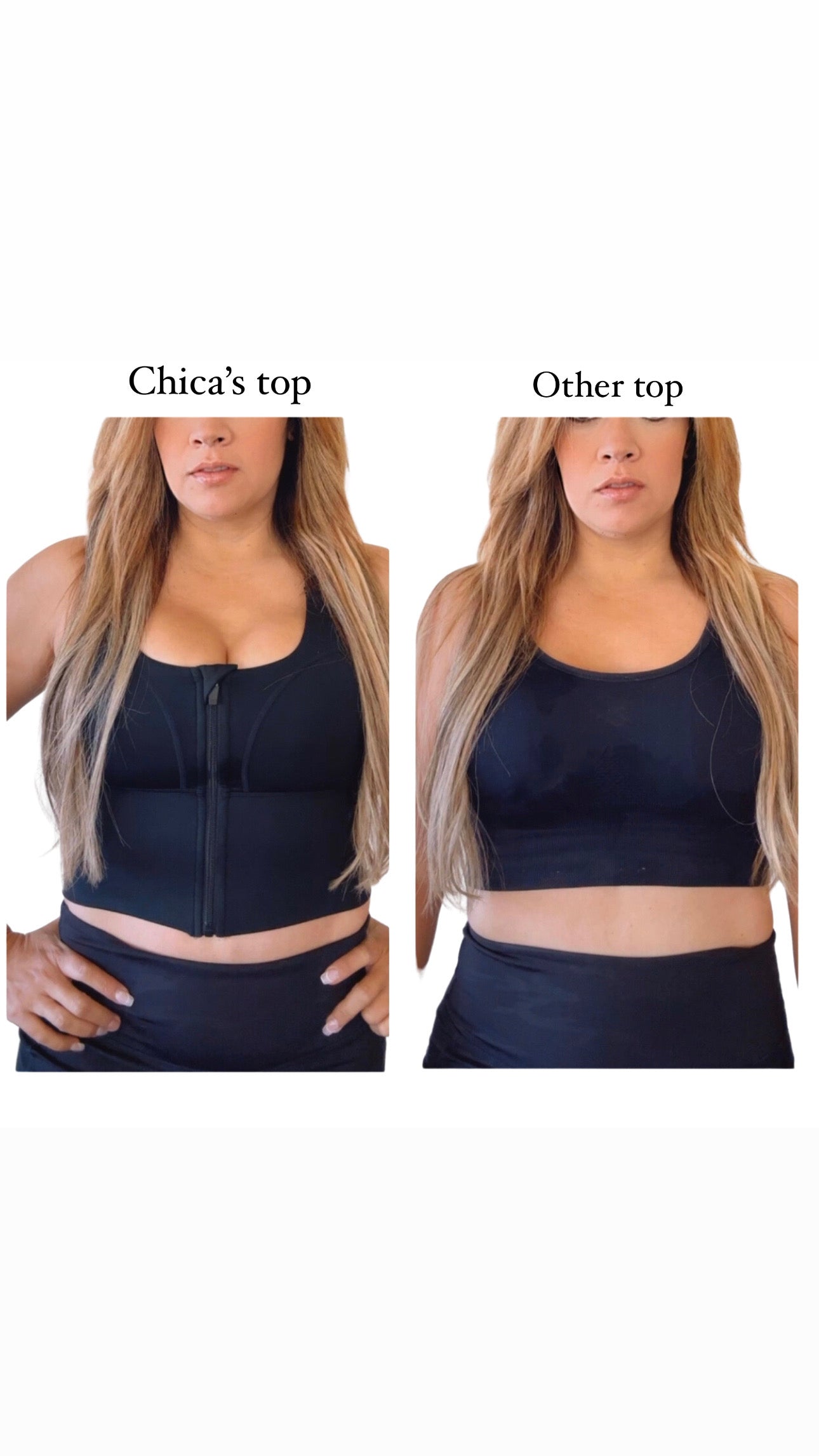 SOLD OUT! Chicas Sculpted Top