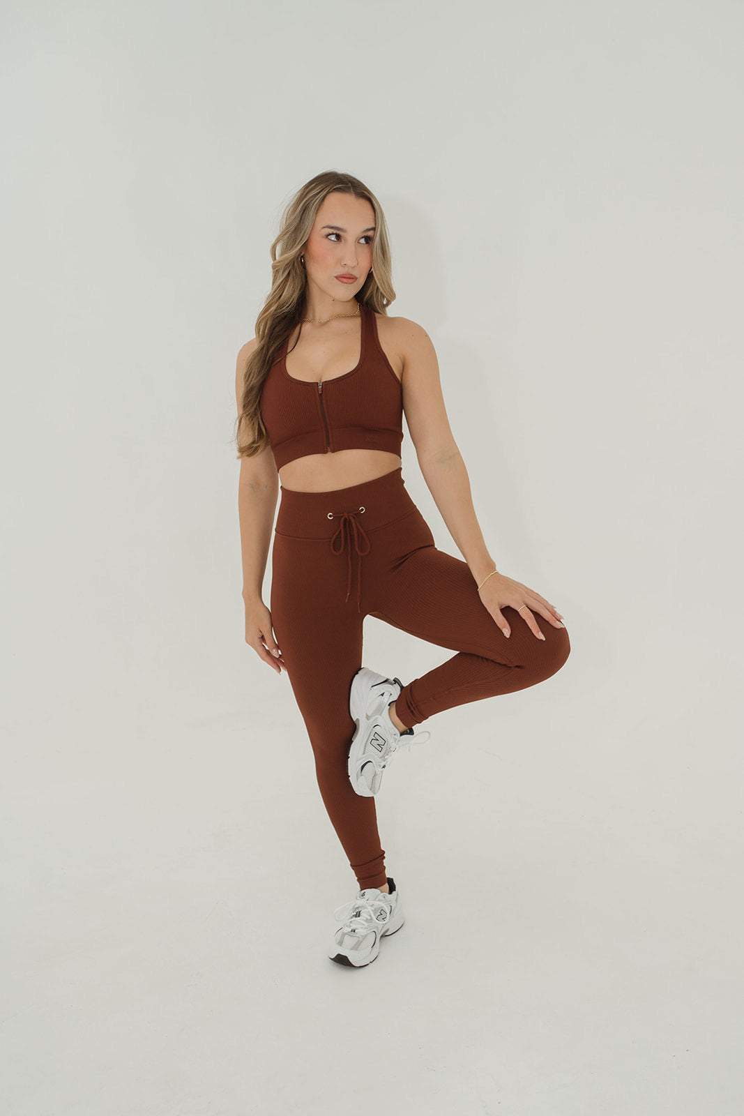 Ribbed Legging Rust