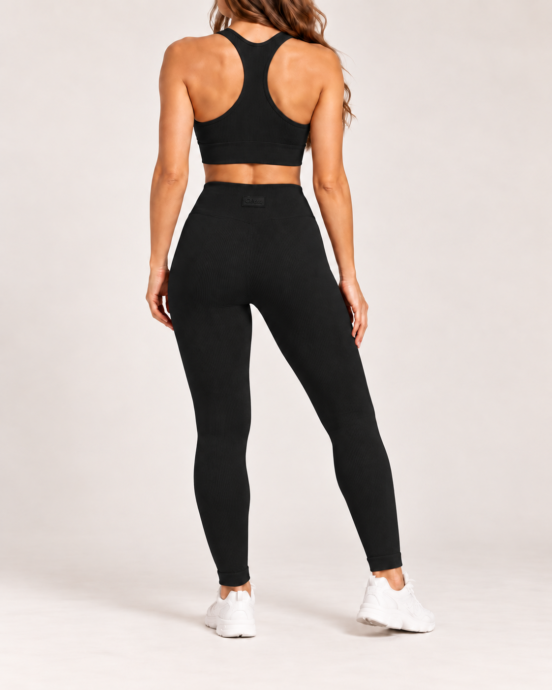 Ribbed Legging-Black